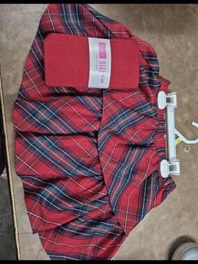 Max Studio Red Plaid Girls' Skirt